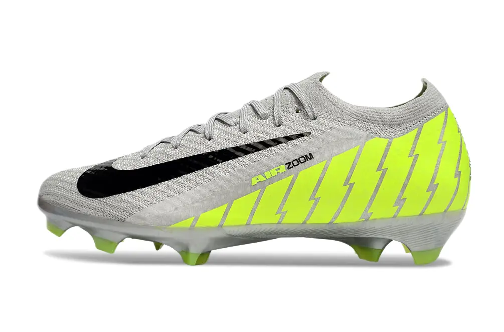Nike Air Zoom Mercurial Vapor 16 Elite FG - Gray/Electric Yellow/Sleek Black