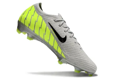 Nike Air Zoom Mercurial Vapor 16 Elite FG - Gray/Electric Yellow/Sleek Black