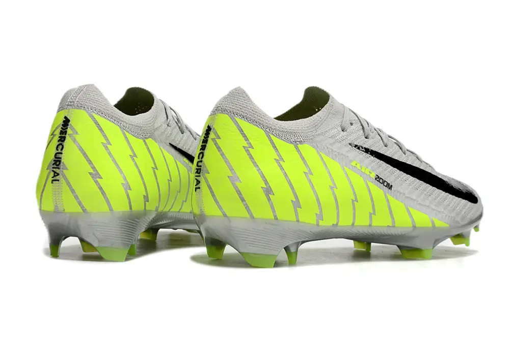 Nike Air Zoom Mercurial Vapor 16 Elite FG - Gray/Electric Yellow/Sleek Black