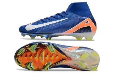 Nike Air Zoom Mercurial Superfly 10 Elite FG - Blue/Electric Blue/Fiery Orange