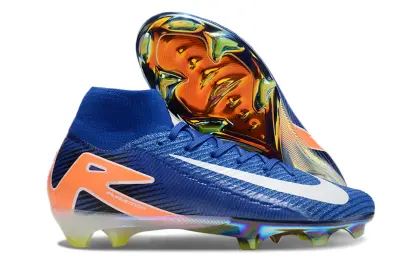 Nike Air Zoom Mercurial Superfly 10 Elite FG - Blue/Electric Blue/Fiery Orange