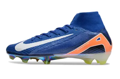 Nike Air Zoom Mercurial Superfly 10 Elite FG - Blue/Electric Blue/Fiery Orange