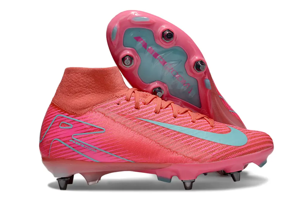 Nike Air Zoom Mercurial Superfly 10 Elite SG - Pink/Aqua Pink/Coral Blaze
