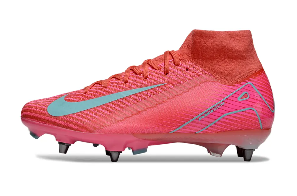 Nike Air Zoom Mercurial Superfly 10 Elite SG - Pink/Aqua Pink/Coral Blaze