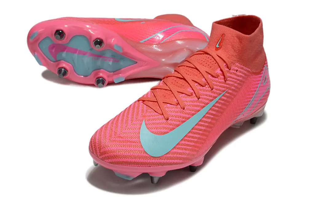 Nike Air Zoom Mercurial Superfly 10 Elite SG - Pink/Aqua Pink/Coral Blaze