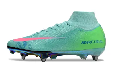 Nike Air Zoom Mercurial Superfly 10 Elite SG - Aqua/Mint Green/Coral Pink