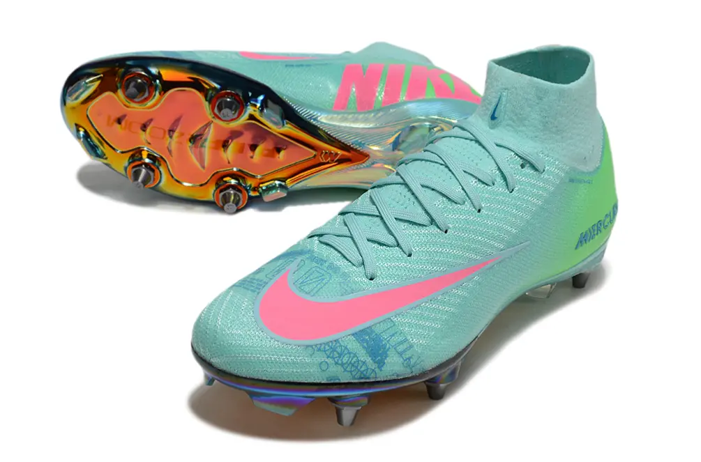 Nike Air Zoom Mercurial Superfly 10 Elite SG - Aqua/Mint Green/Coral Pink
