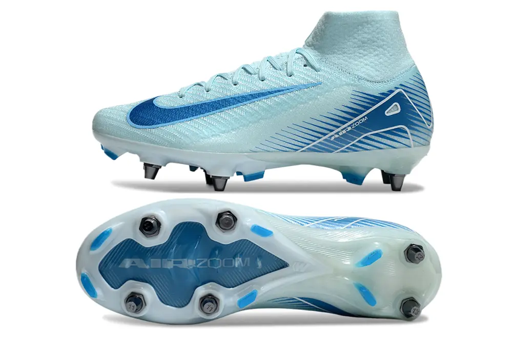 Nike Air Zoom Mercurial Superfly 10 Elite SG - Aqua/Sky Blue/Deep Blue