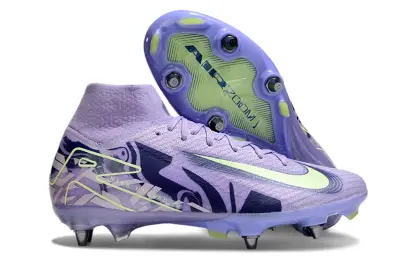 Mbappé x Nike Air Zoom Mercurial Superfly 10 Elite SG - Purple/Vibrant Lilac/Luminous Green