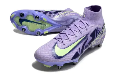 Mbappé x Nike Air Zoom Mercurial Superfly 10 Elite SG - Purple/Vibrant Lilac/Luminous Green