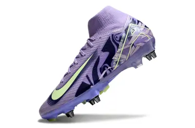 Mbappé x Nike Air Zoom Mercurial Superfly 10 Elite SG - Purple/Vibrant Lilac/Luminous Green