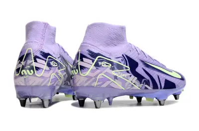 Mbappé x Nike Air Zoom Mercurial Superfly 10 Elite SG - Purple/Vibrant Lilac/Luminous Green