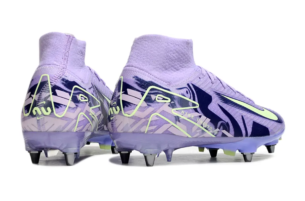 Mbappé x Nike Air Zoom Mercurial Superfly 10 Elite SG - Purple/Vibrant Lilac/Luminous Green