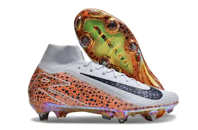 Nike Air Zoom Mercurial Superfly 10 Elite SG - Silver/Bright Orange/Black