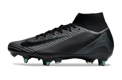 Nike Air Zoom Mercurial Superfly 10 Elite SG - Black/Graphite Blue/Steel Gray