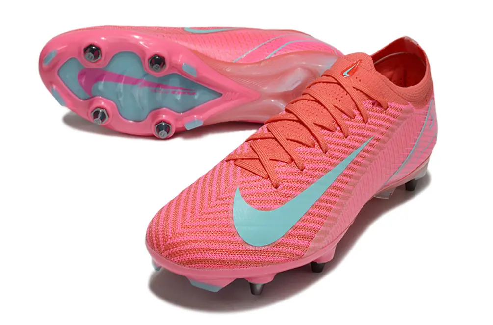 Nike Air Zoom Mercurial Vapor 16 Elite SG - Pink/Neon Pink/Turquoise Blue