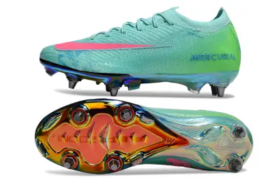 Nike Air Zoom Mercurial Vapor 16 Elite SG - Aqua/Vibrant Rose/Neon Green