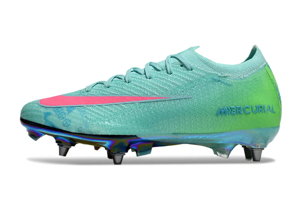 Nike Air Zoom Mercurial Vapor 16 Elite SG - Aqua/Vibrant Rose/Neon Green