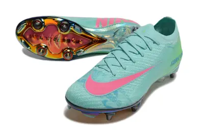Nike Air Zoom Mercurial Vapor 16 Elite SG - Aqua/Vibrant Rose/Neon Green