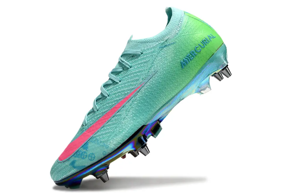 Nike Air Zoom Mercurial Vapor 16 Elite SG - Aqua/Vibrant Rose/Neon Green