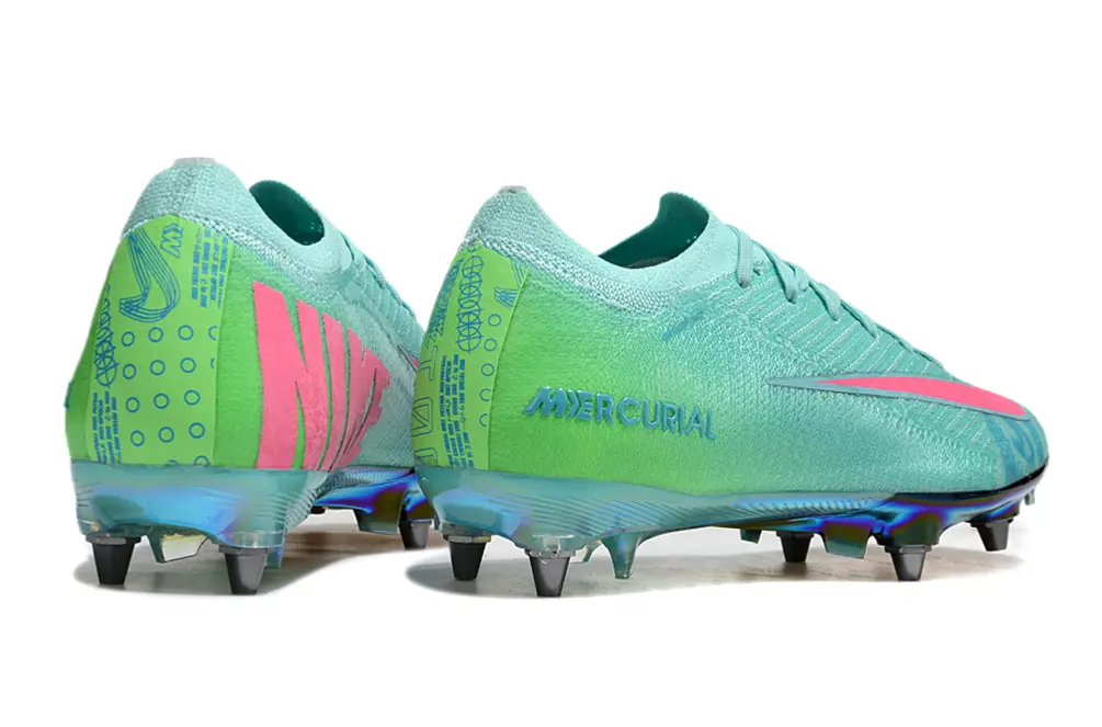 Nike Air Zoom Mercurial Vapor 16 Elite SG - Aqua/Vibrant Rose/Neon Green