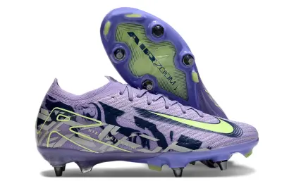 Nike Air Zoom Mercurial Vapor 16 Elite SG - Purple/Icy Lavender/Fresh Lime