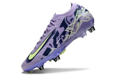 Nike Air Zoom Mercurial Vapor 16 Elite SG - Purple/Icy Lavender/Fresh Lime