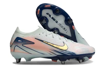 Nike Air Zoom Mercurial Vapor 16 Elite SG - White/Sky Blue/Coral