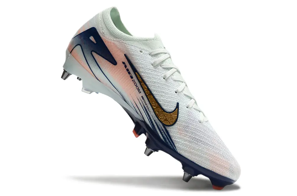 Nike Air Zoom Mercurial Vapor 16 Elite SG - White/Sky Blue/Coral