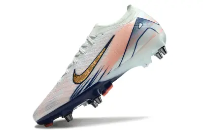 Nike Air Zoom Mercurial Vapor 16 Elite SG - White/Sky Blue/Coral