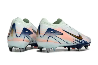 Nike Air Zoom Mercurial Vapor 16 Elite SG - White/Sky Blue/Coral