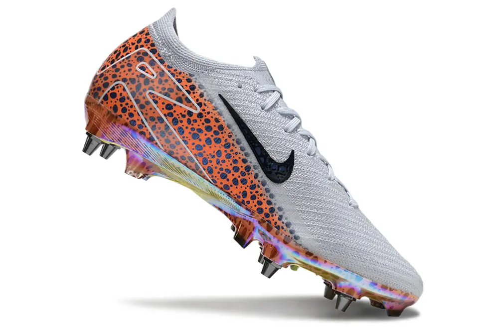Nike Air Zoom Mercurial Vapor 16 Elite SG - Silver/Vibrant Orange/Deep Black