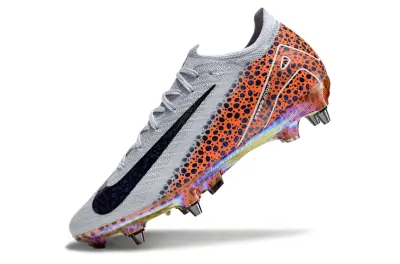 Nike Air Zoom Mercurial Vapor 16 Elite SG - Silver/Vibrant Orange/Deep Black