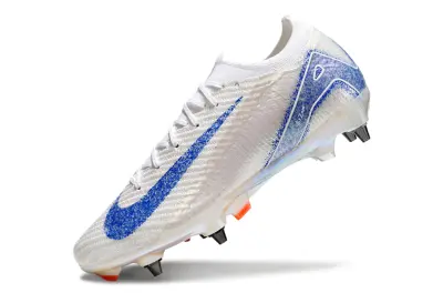 Nike Air Zoom Mercurial Vapor 16 Elite SG - White/Blue Sparkle/Orange Glint