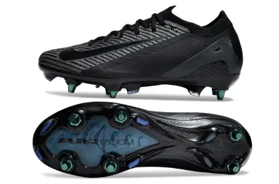 Nike Air Zoom Mercurial Vapor 16 Elite SG - Black/Charcoal Grey/Teal Accents