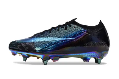Nike Air Zoom Mercurial Vapor 16 Elite SG - Black/Iridescent Blue/Iridescent Orange