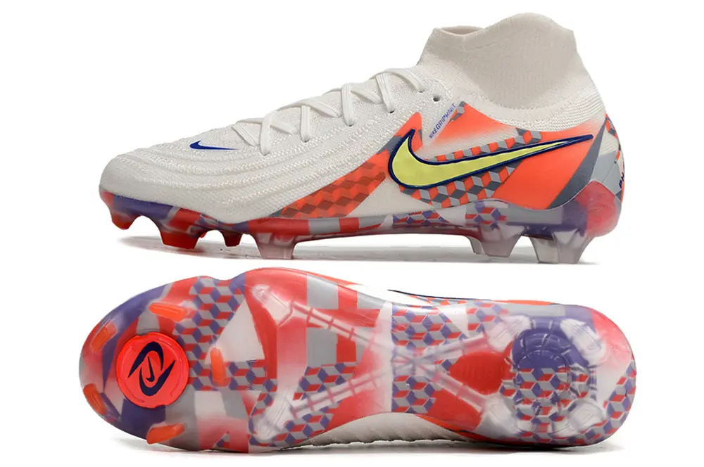 Nike Phantom Luna 2 Elite FG - White/Bright Orange/Deep Purple