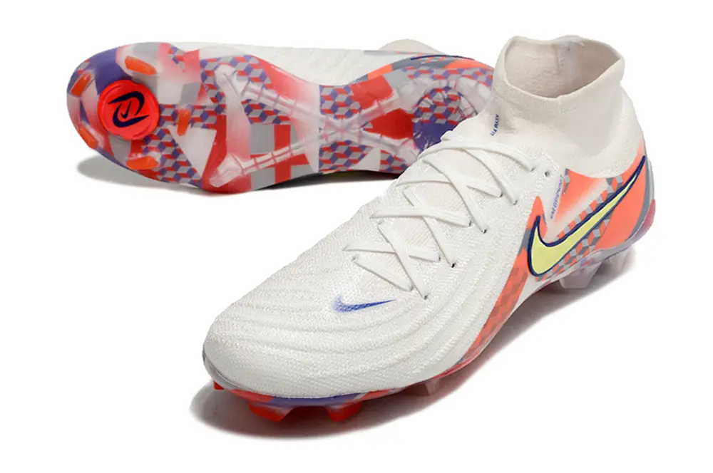 Nike Phantom Luna 2 Elite FG - White/Bright Orange/Deep Purple