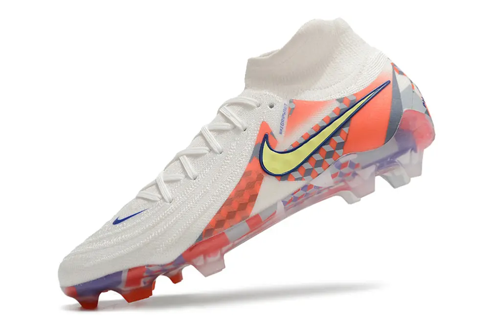 Nike Phantom Luna 2 Elite FG - White/Bright Orange/Deep Purple