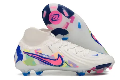 Nike Phantom Luna 2 Elite FG - White/Neon Pink/Light Blue