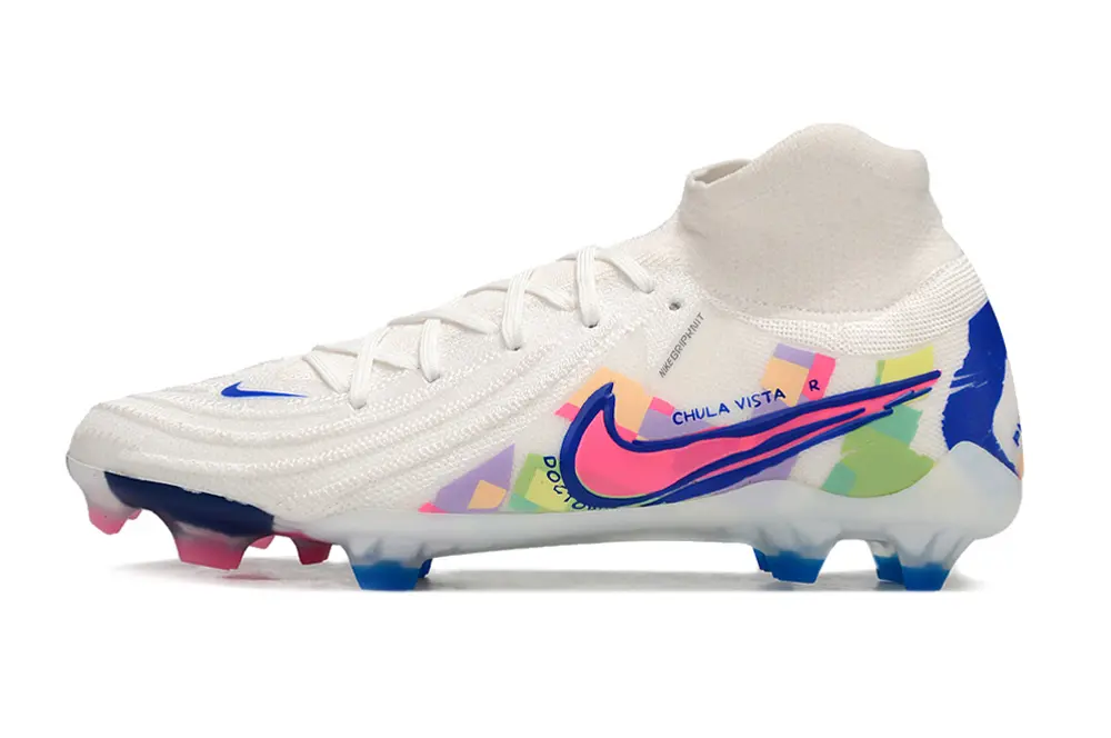 Nike Phantom Luna 2 Elite FG - White/Neon Pink/Light Blue