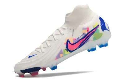 Nike Phantom Luna 2 Elite FG - White/Neon Pink/Light Blue