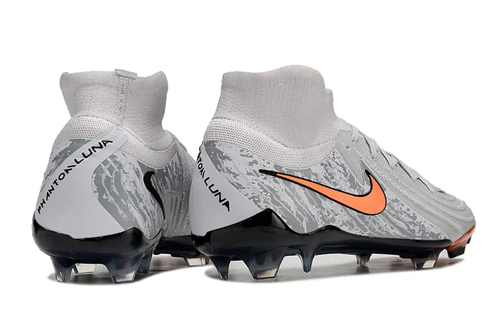 Nike Phantom Luna 2 Elite FG - Gray/Bright Orange/Dark Navy