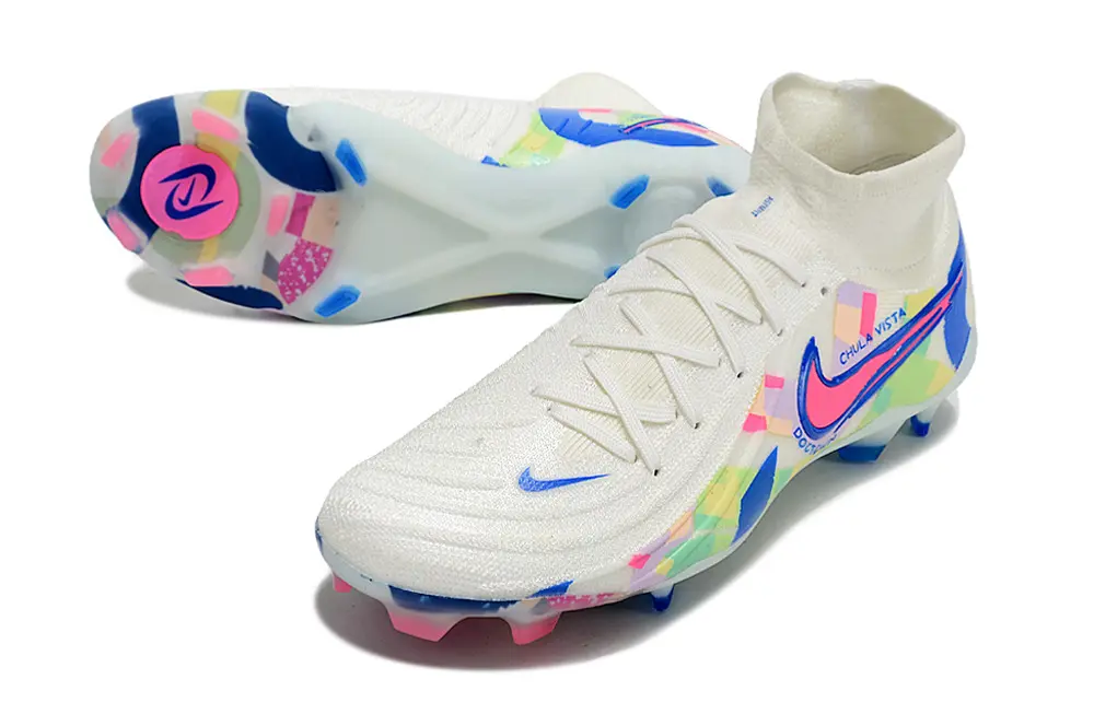 Nike Phantom Luna 2 Elite FG - White/Pastel Blue/Pink Multicolor