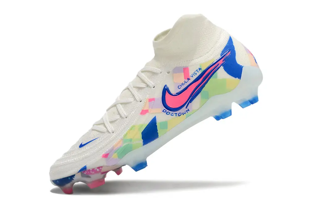 Nike Phantom Luna 2 Elite FG - White/Pastel Blue/Pink Multicolor