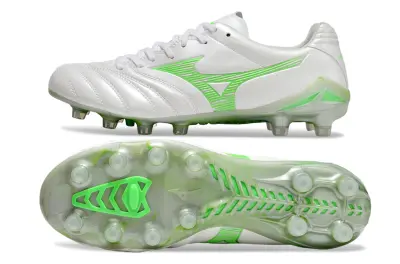 Mizuno Morelia Neo 3 FG - White/Lime Green/Transparent