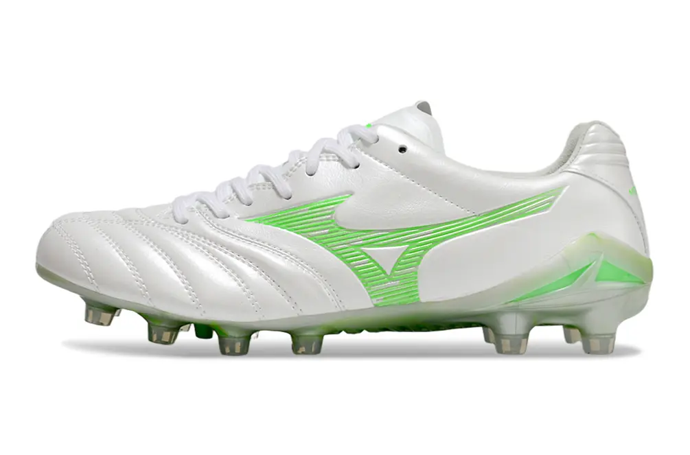 Mizuno Morelia Neo 3 FG - White/Lime Green/Transparent