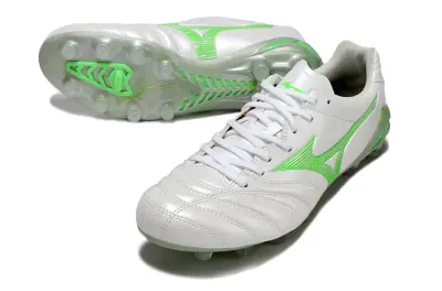 Mizuno Morelia Neo 3 FG - White/Lime Green/Transparent