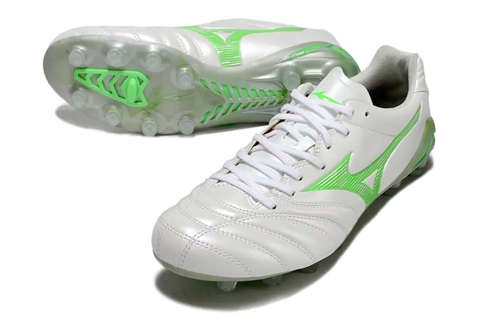 Mizuno Morelia Neo 3 FG - White/Lime Green/Transparent