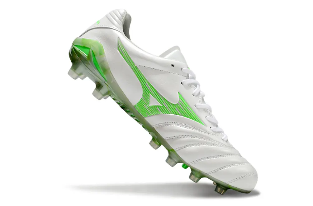 Mizuno Morelia Neo 3 FG - White/Lime Green/Transparent
